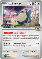 Hop's Snorlax - 184 - Scarlet & Violet Black Star Promos
