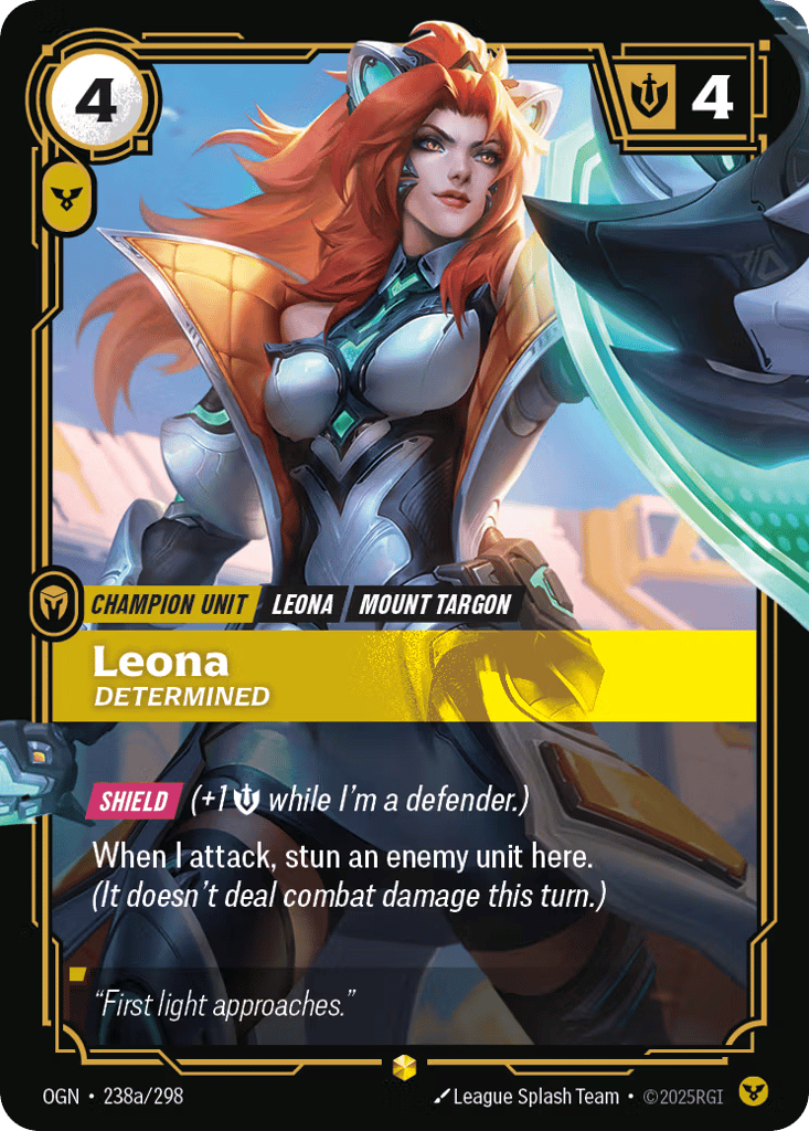 Leona, Determined - 238a/298 - Showcase - Origins