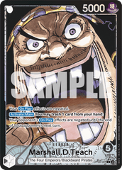 Marshall.D.Teach - OP09-081 - Leader (Alternate Art) - Emperors In The New World