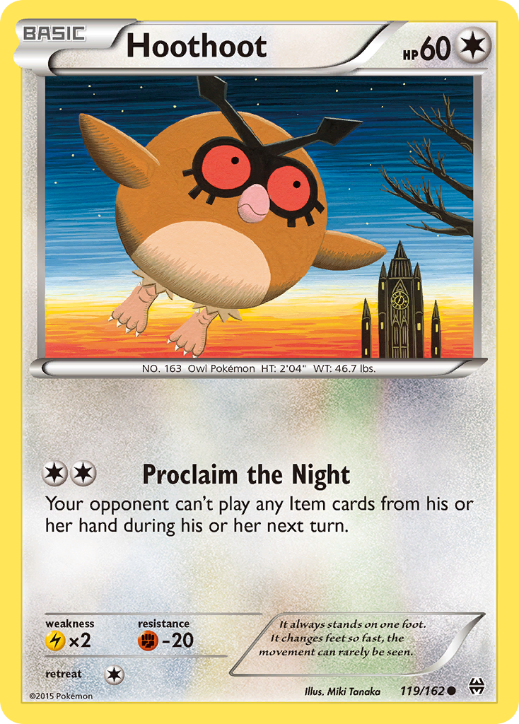 Hoothoot - 119/162 - BREAKthrough