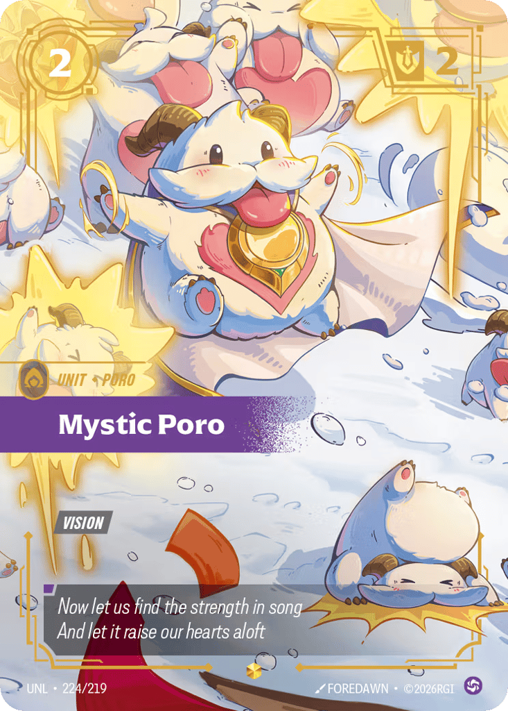 Mystic Poro - 224/219 - Showcase - Unleashed