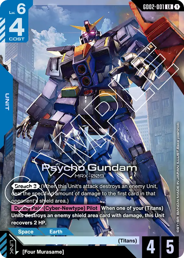 Psycho Gundam - GD02-001 - Legend Rare - Dual Impact