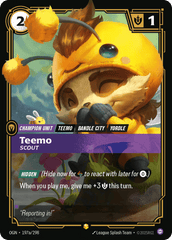 Teemo, Scout - 197a/298 - Showcase - Origins