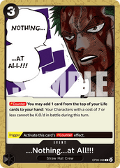 ...Nothing...at All!!! - OP06-096 - Common - Wings of the Captain