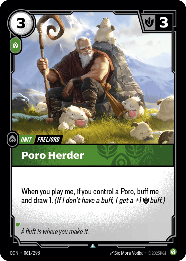 Poro Herder - 061/298 - Uncommon - Origins