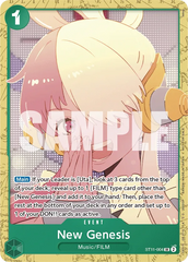 New Genesis - ST11-004 - Super Rare (Uta Alt Art) - Uta