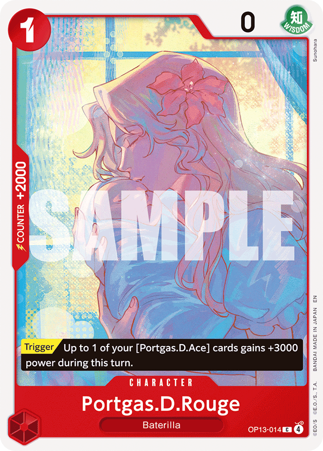Portgas.D.Rouge - OP13-014 - Common - Carrying On His Will