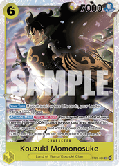 Kouzuki Momonosuke - ST28-004 - Super Rare - GREEN/YELLOW Yamato