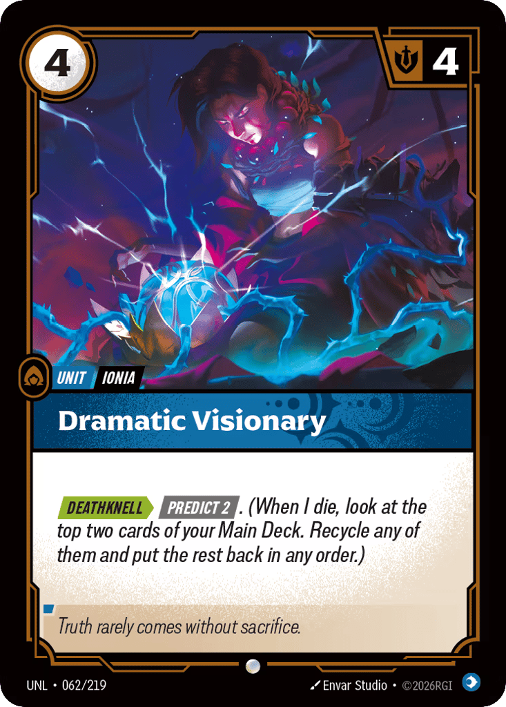 Dramatic Visionary - 062/219 - Common - Unleashed