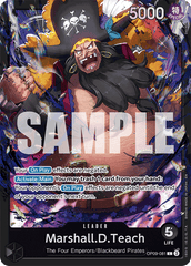 Marshall.D.Teach - OP09-081 - Leader (Starter Deck) - Emperors In The New World