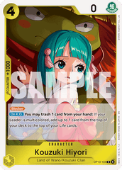 Kouzuki Hiyori - OP13-104 - Rare - Carrying On His Will