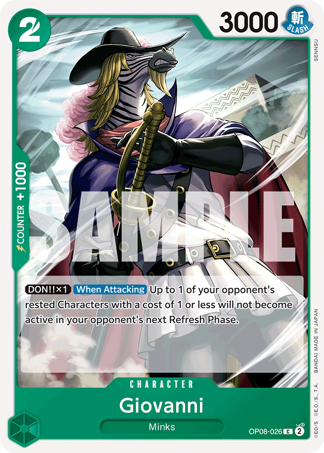 Giovanni - OP08-026 - Common - Two Legends