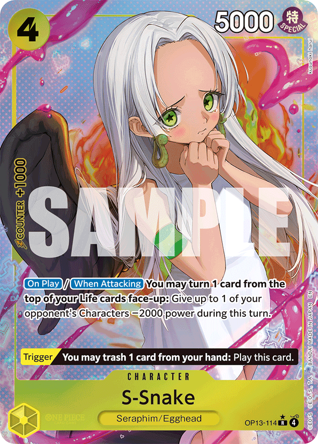 S-Snake - OP13-114 - Rare (Alternate Art) - Carrying On His Will