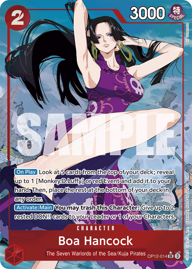 Boa Hancock - OP12-014 - Super Rare (Alternate Art) - Legacy of the Master