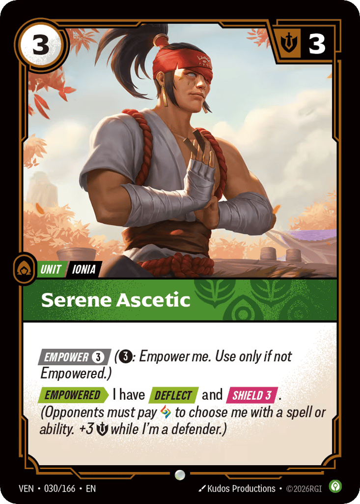Serene Ascetic - 030/166 - Common - Vendetta