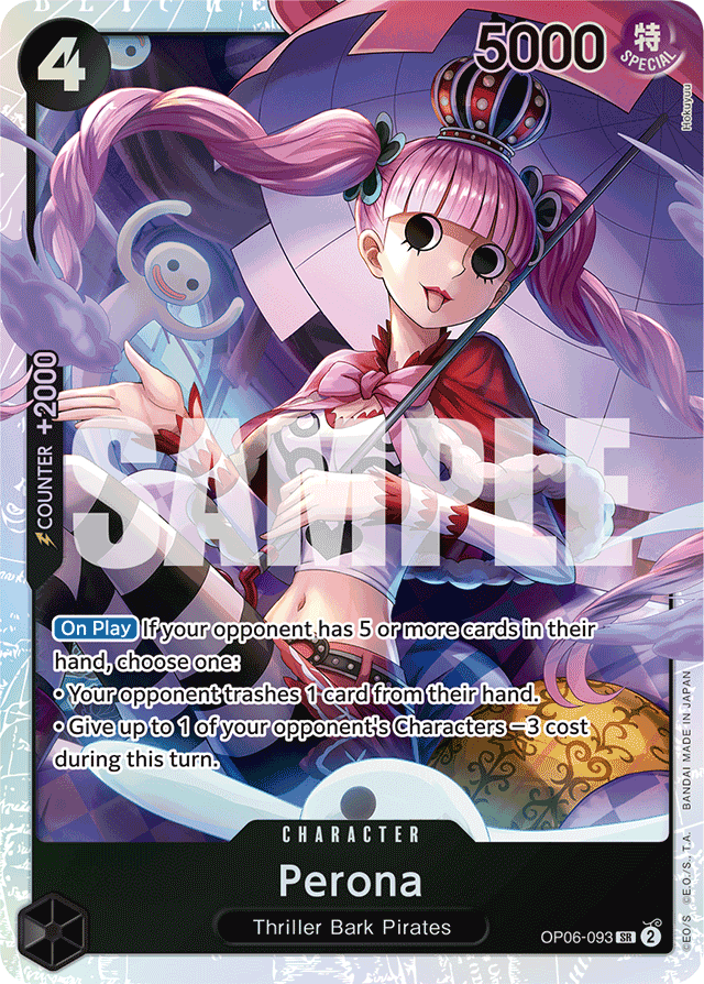 Perona - OP06-093 - Super Rare - Wings of the Captain
