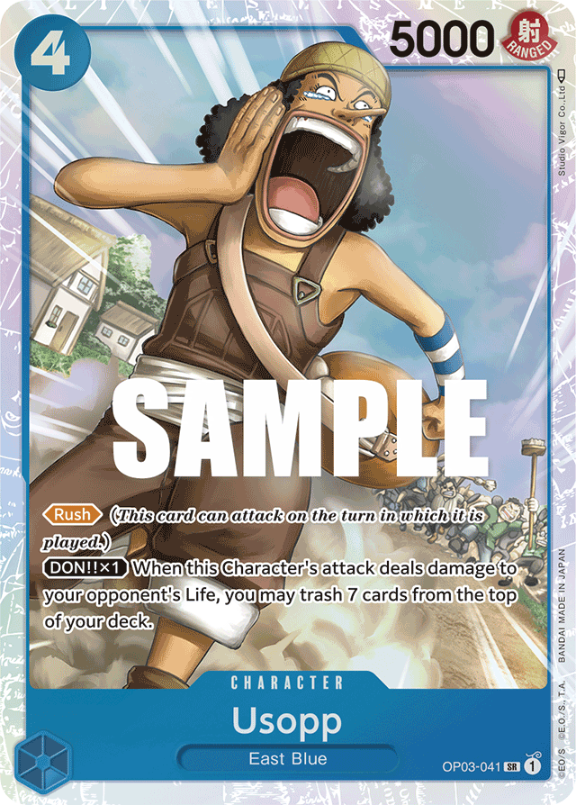 Usopp - OP03-041 - Super Rare - Pillars of Strength