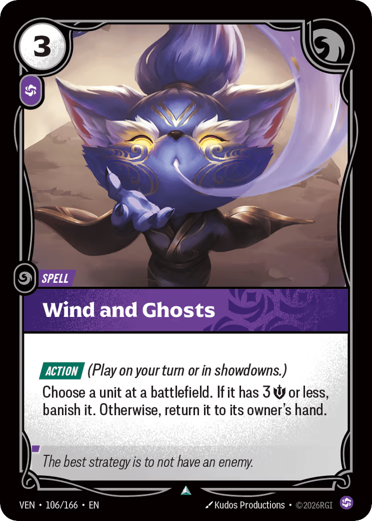 Wind And Ghosts - 106/166 - Uncommon - Vendetta