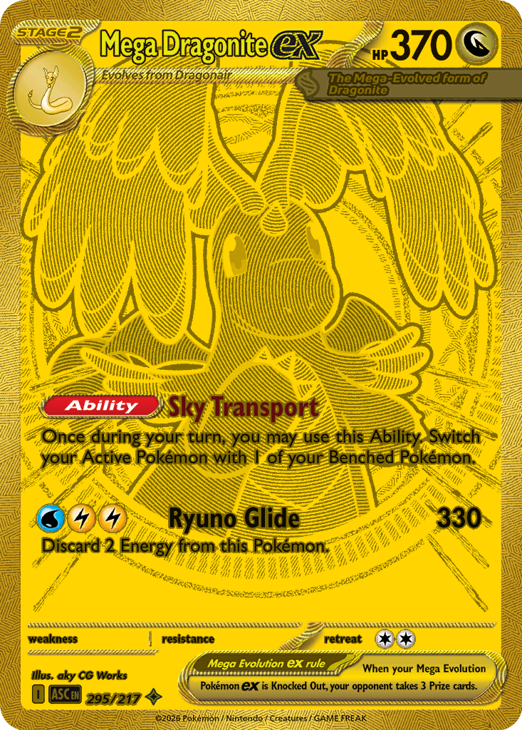 Mega Dragonite ex - 295/217 - Ascended Heroes