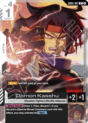 Domon Kasshu - GD05-097 - Rare - Freedom Ascension