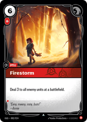 Firestorm - 002/024 - Uncommon - Proving Grounds