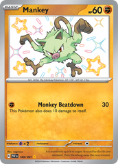 Mankey - 169/91 - Paldean Fates