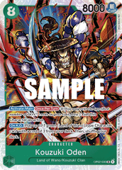 Kouzuki Oden - OP02-030 - Super Rare - Paramount War