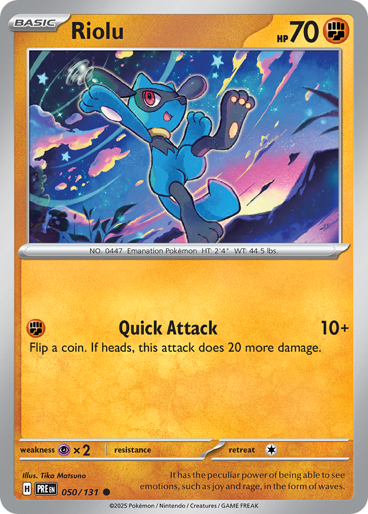 Riolu - 050/131 - Prismatic Evolutions