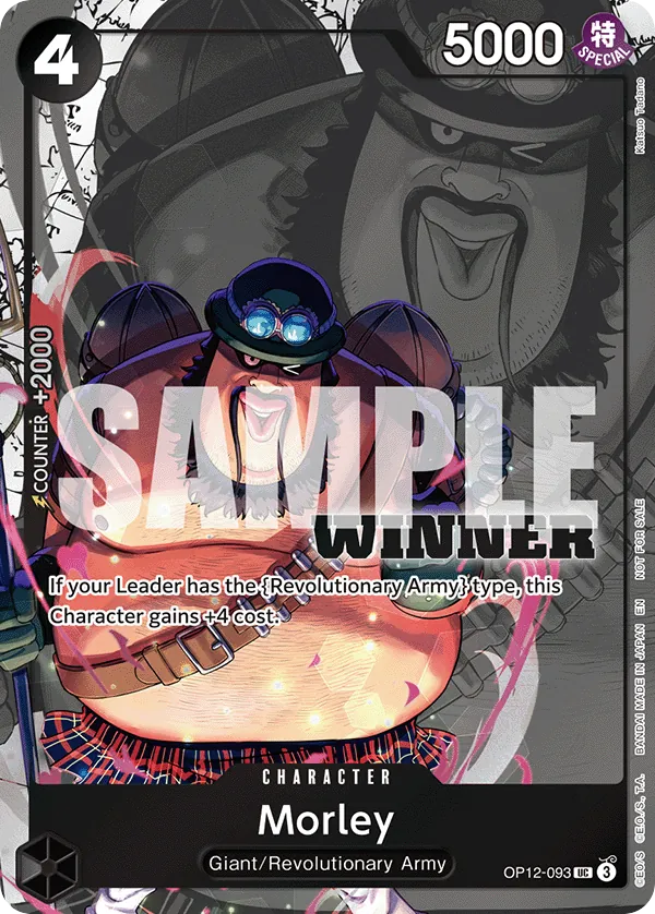 Morley - OP12-093 - Uncommon (Winner Stamp) - Legacy of the Master