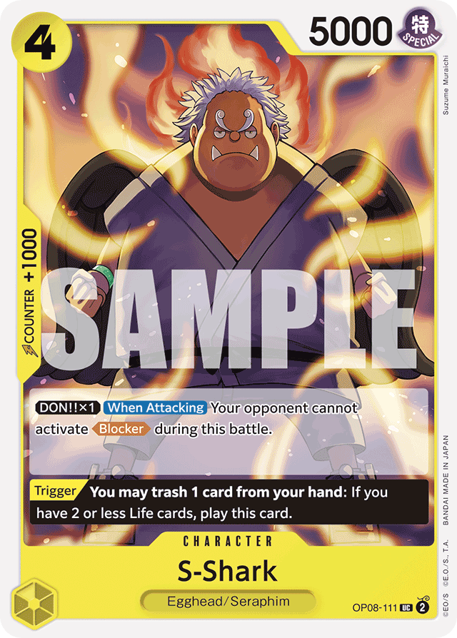 S-Shark - OP08-111 - Uncommon - Two Legends
