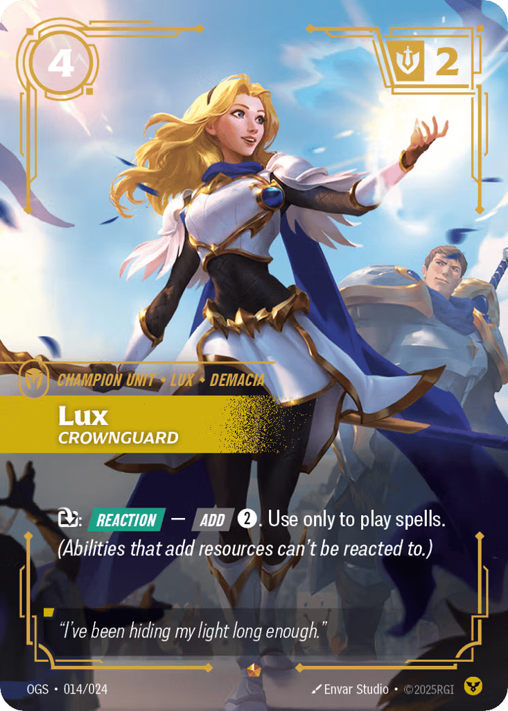 Lux, Crownguard - 014/024 - Epic - Proving Grounds