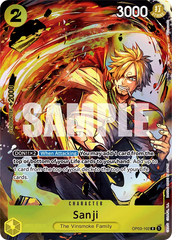 Sanji - OP03-102 - Rare (Bandai Card Games Fest Alt Art) - Pillars of Strength
