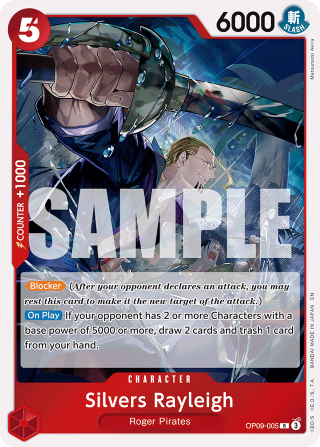 Silvers Rayleigh - OP09-005 - Rare (Reprint) - Emperors In The New World