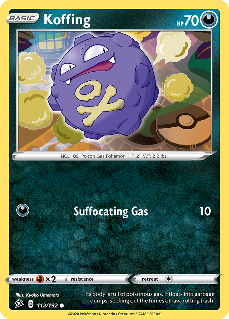 Koffing - 112/192 - Rebel Clash