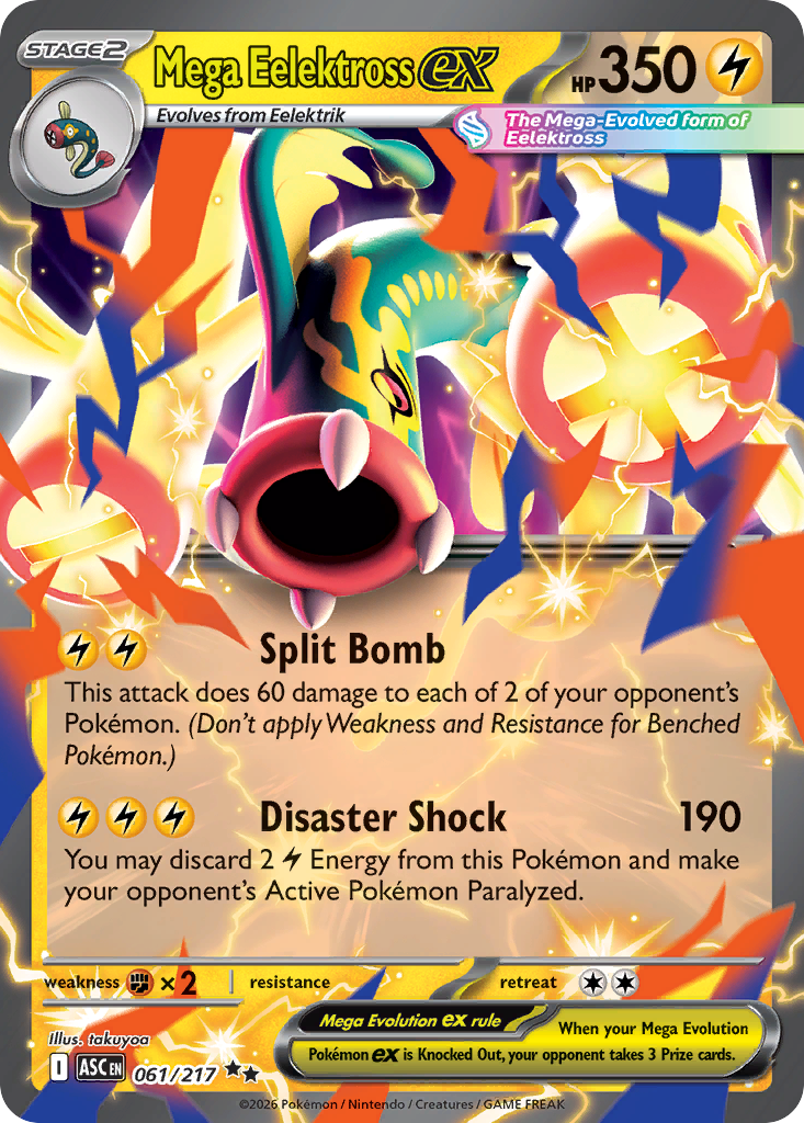 Mega Eelektross ex - 061/217 - Ascended Heroes