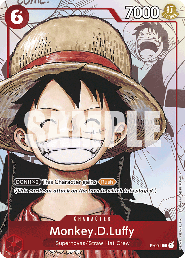 Monkey.D.Luffy - P-001 - Promo (Alternate Art) - Promos