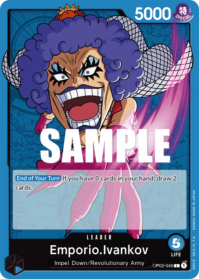 Emporio.Ivankov - OP02-049 - Leader - Paramount War