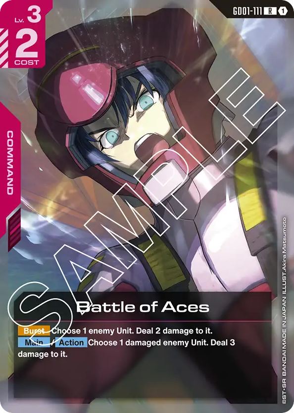 Battle of Aces - GD01-111 - Rare - Newtype Rising