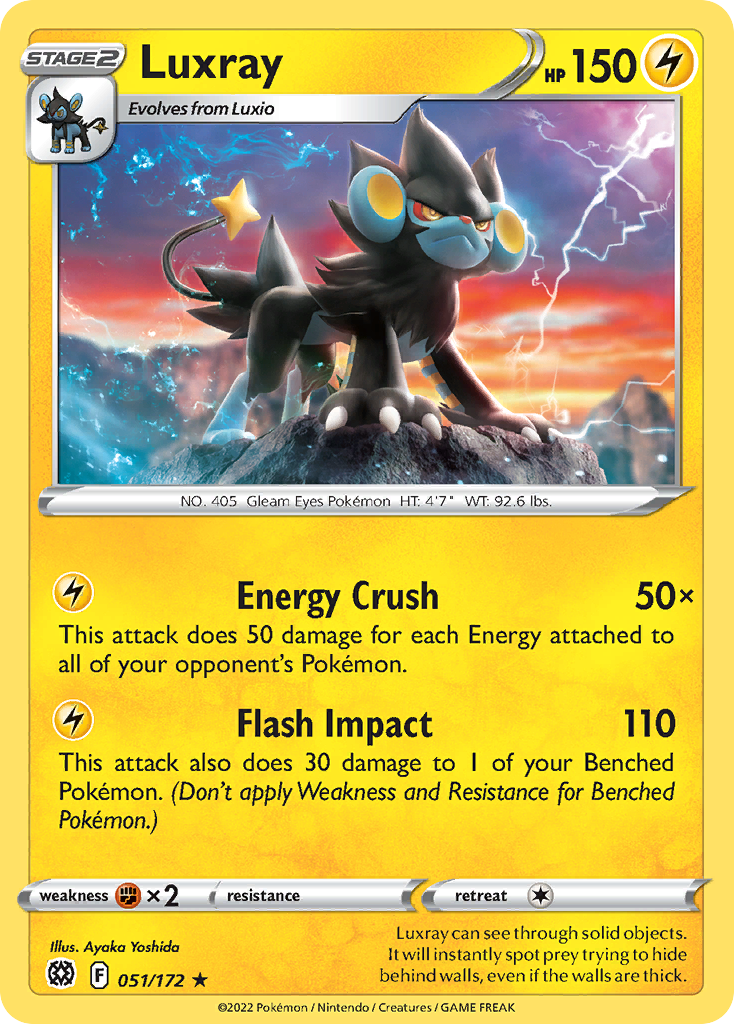 Luxray - 051/172 - Brilliant Stars