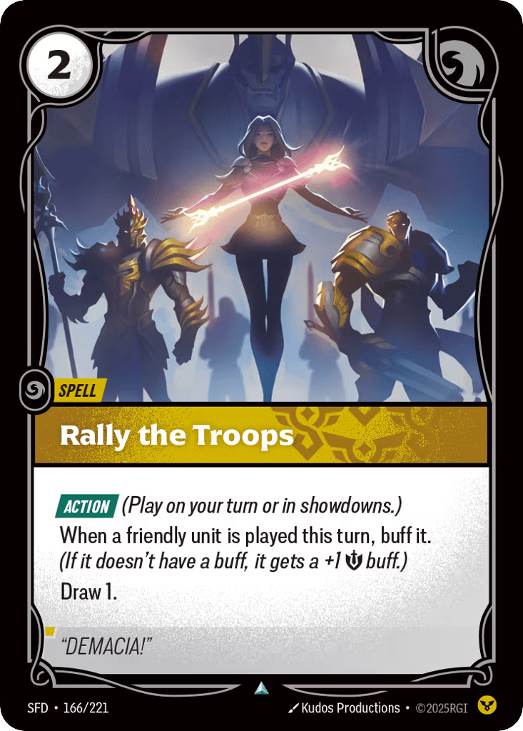 Rally The Troops - 166/221 - Uncommon - Spiritforged