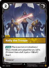 Rally The Troops - 166/221 - Uncommon - Spiritforged