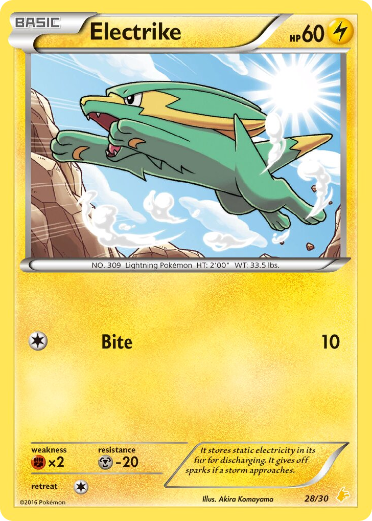 Electrike - 28/30 - XY Trainer Kit Pikachu Libre
