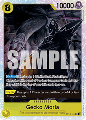 Gecko Moria - OP14-104 - Super Rare - The Azure Sea's Seven