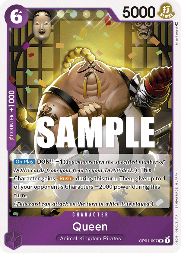 Queen - OP01-097 - Rare - Romance Dawn
