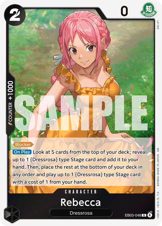 Rebecca - EB03-048 - Rare - Heroines Edition
