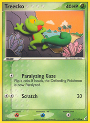 Treecko - 067/100 - Crystal Guardians