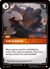 Call To Battle - 101/219 - Uncommon - Unleashed