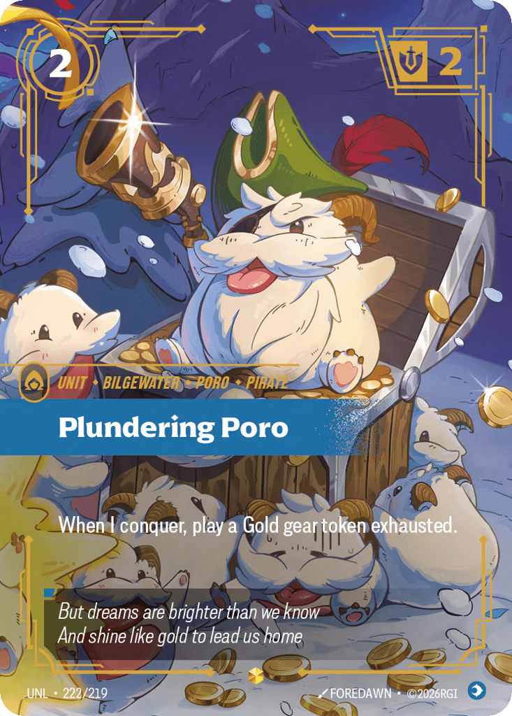 Plundering Poro - 222/219 - Showcase - Unleashed