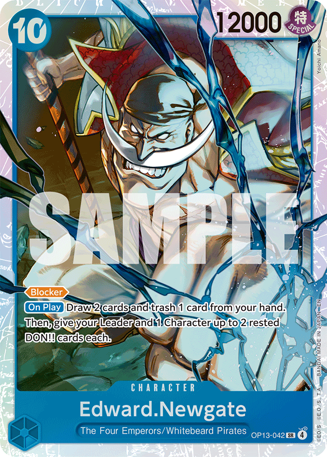Edward.Newgate - OP13-042 - Super Rare - Carrying On His Will