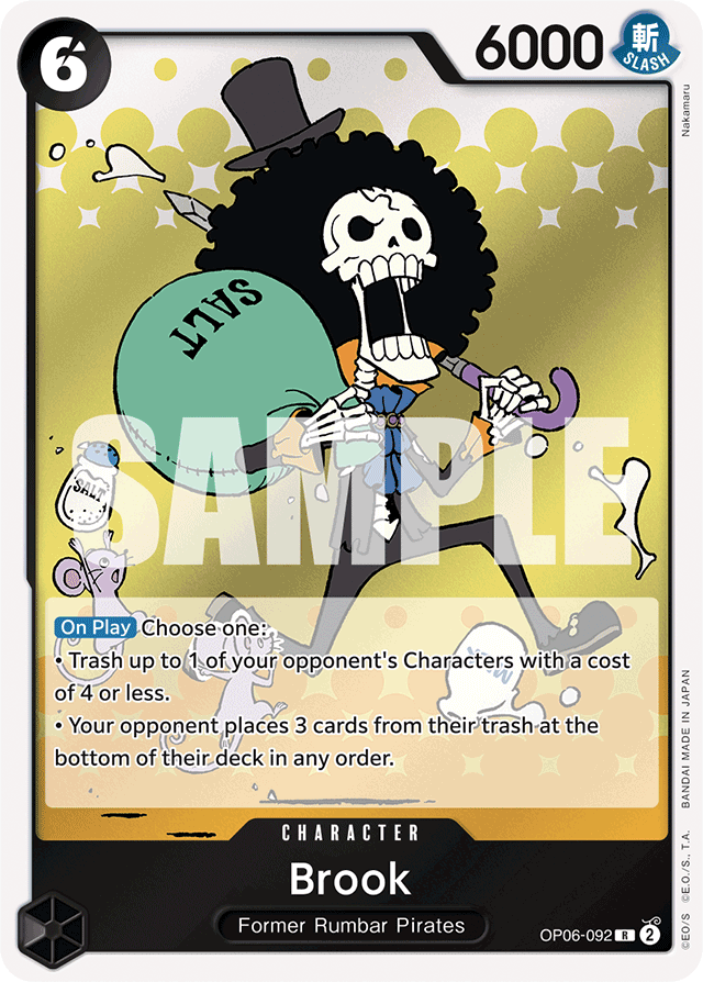 Brook - OP06-092 - Rare - Wings of the Captain